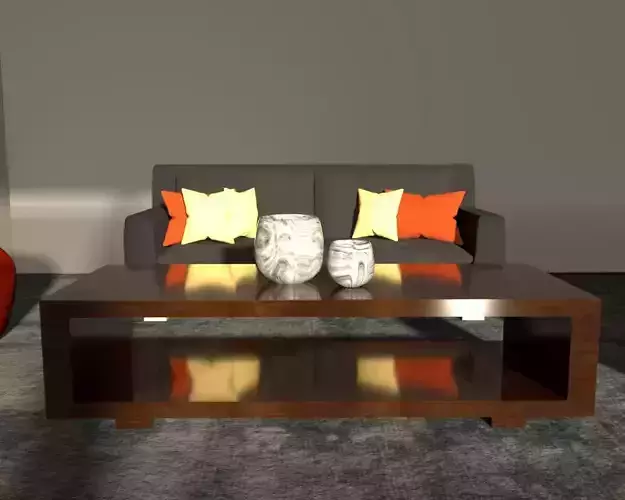 living room 3d model 