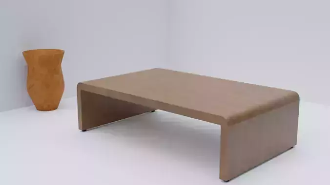 simple table and vase