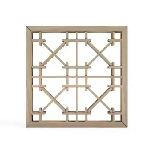 Yaetsunoshokko wooden lattice design