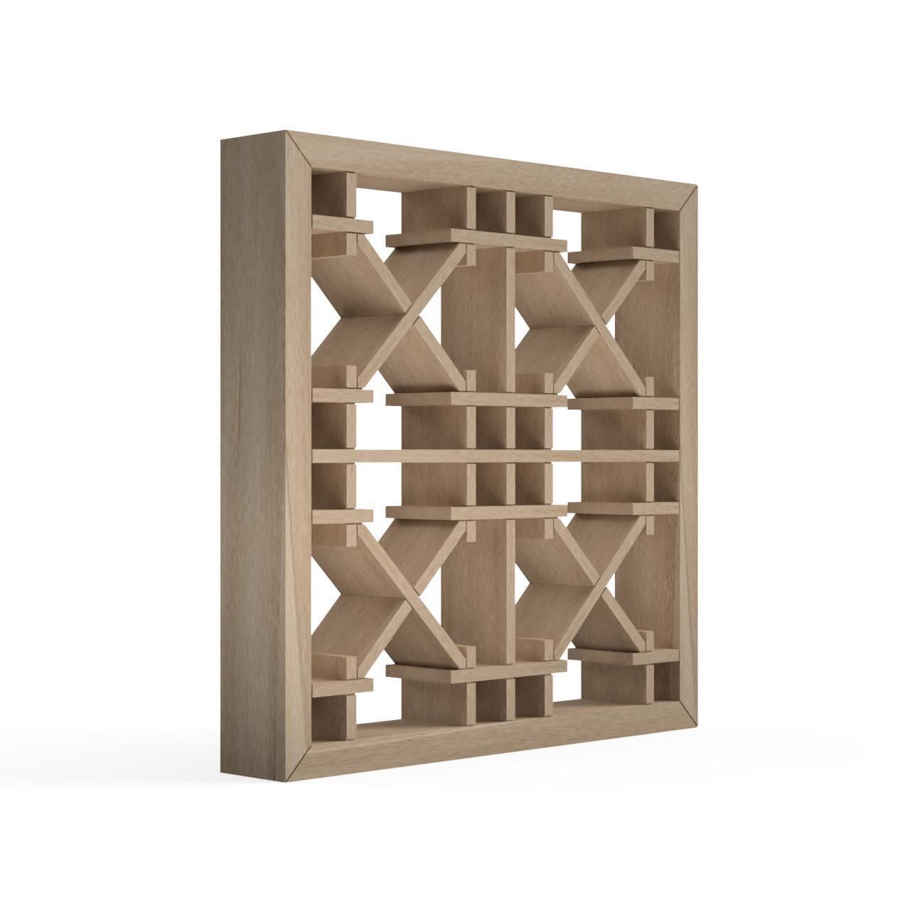 Yaetsunoshokko wooden lattice design 3D print model_2