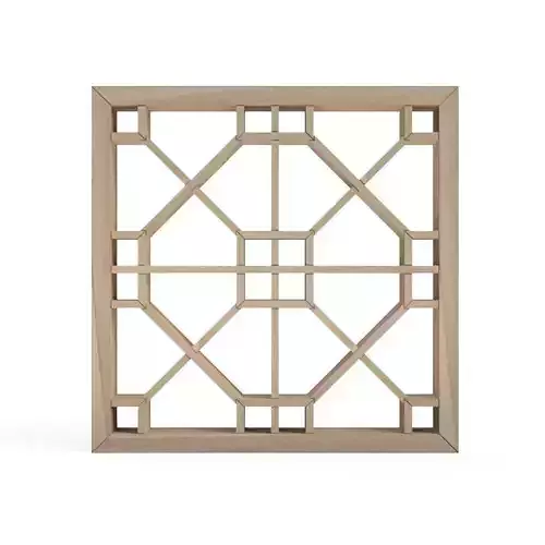 Yaeshokko wooden lattice design