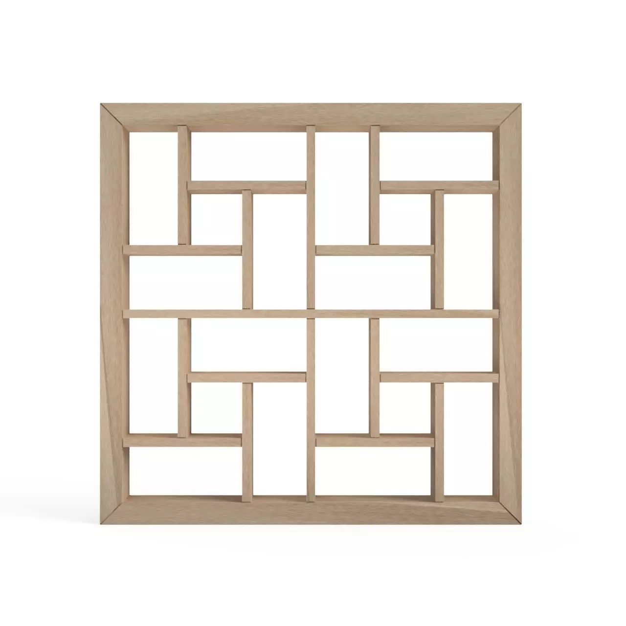 Ajirokuzushi wooden frame with squares 3D print model