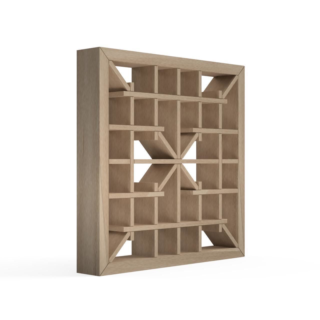 Shokkoizutsutsunagi wooden lattice design 3D print model_2