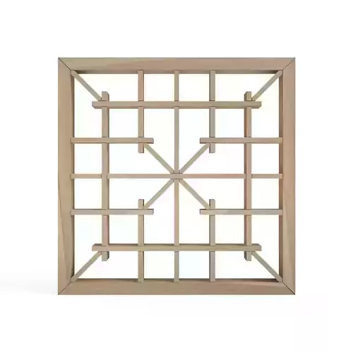 Shokkoizutsutsunagi wooden lattice design