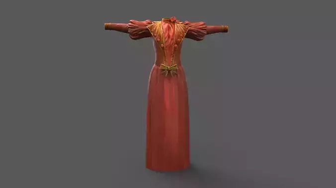 Victorian Dress Game Ready