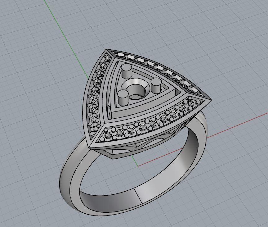 Ring and Earrings 125 3D print model_16