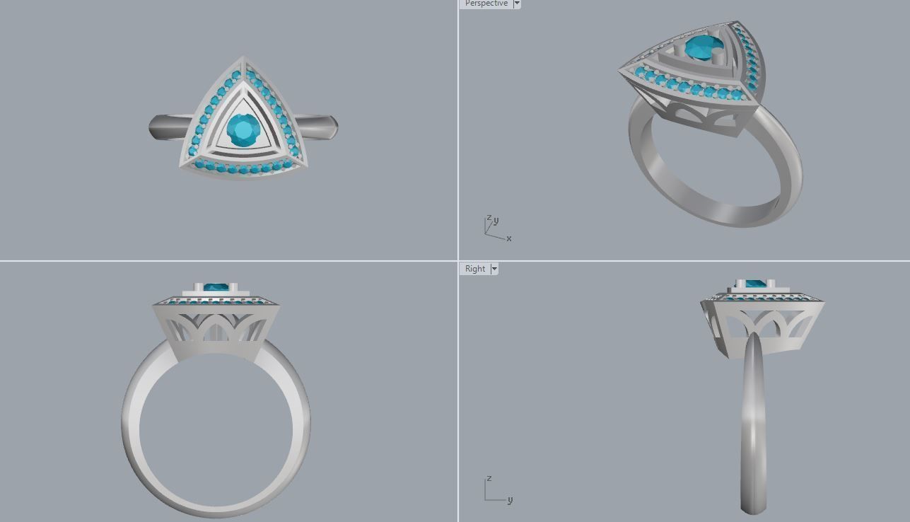 Ring and Earrings 125 3D print model_13