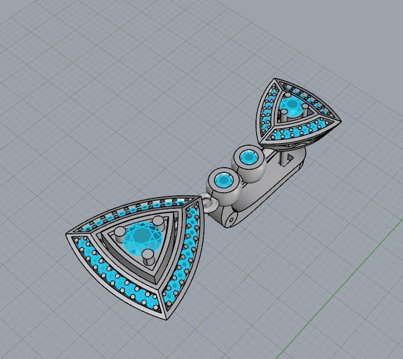 Ring and Earrings 125 3D print model_8