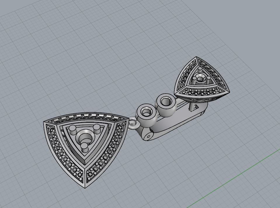 Ring and Earrings 125 3D print model_9