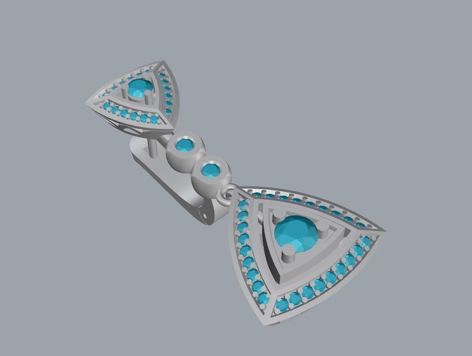 Ring and Earrings 125 3D print model_6