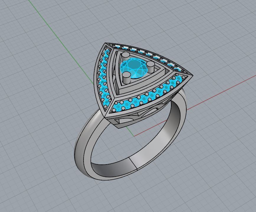Ring and Earrings 125 3D print model_14