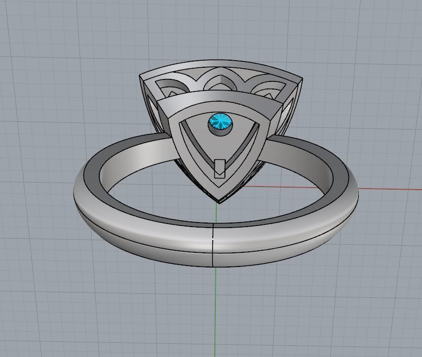 Ring and Earrings 125 3D print model_15