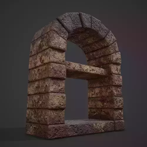 Medieval Bakers Oven  Low-poly 3D model