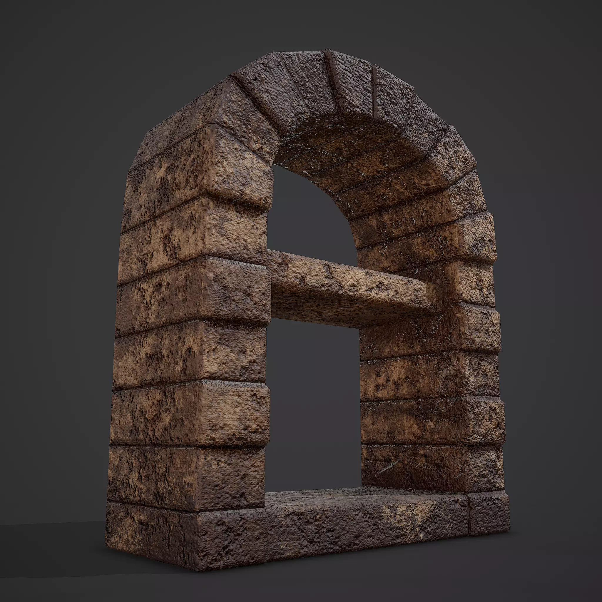Medieval Bakers Oven  Low-poly 3D model_0