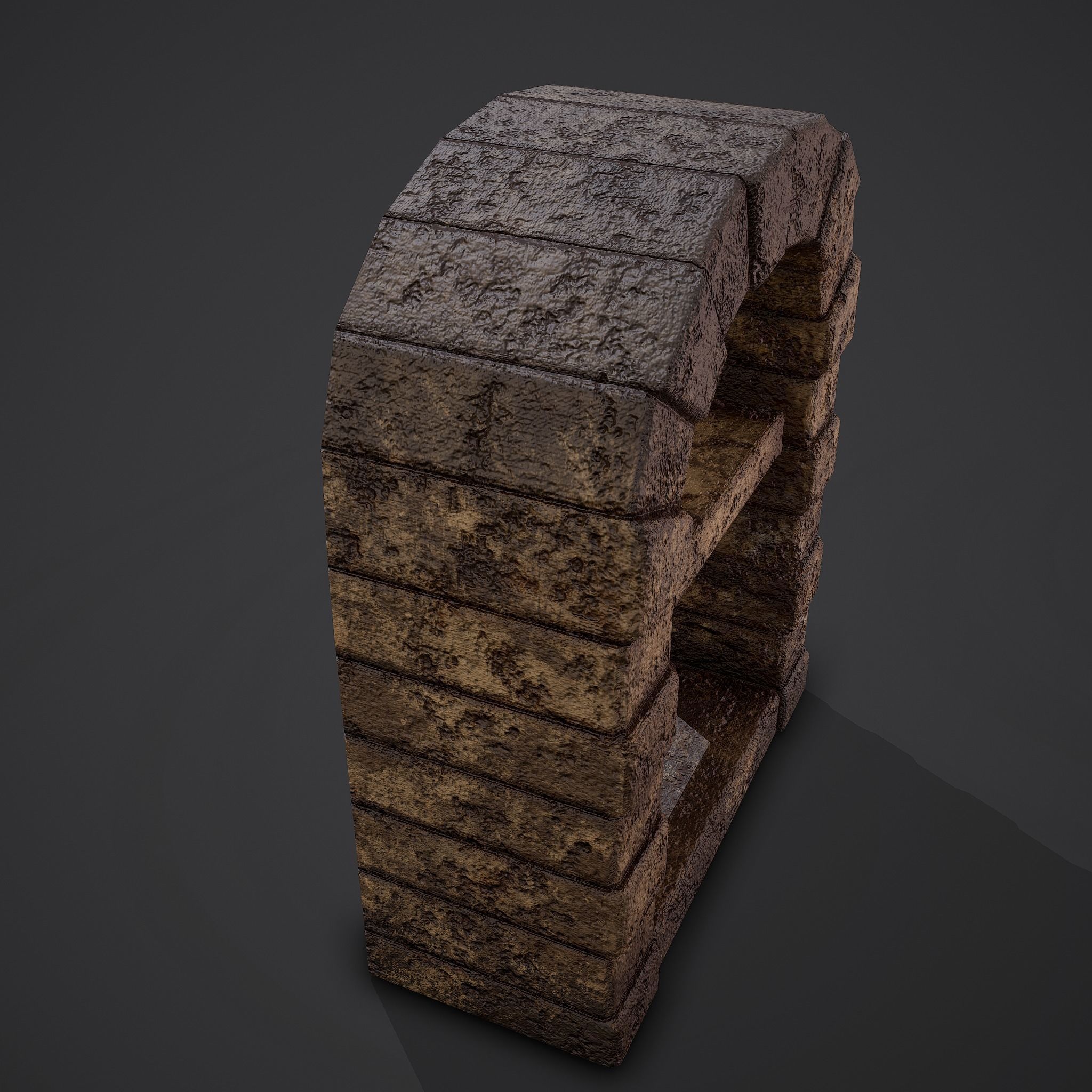 Medieval Bakers Oven  Low-poly 3D model_20