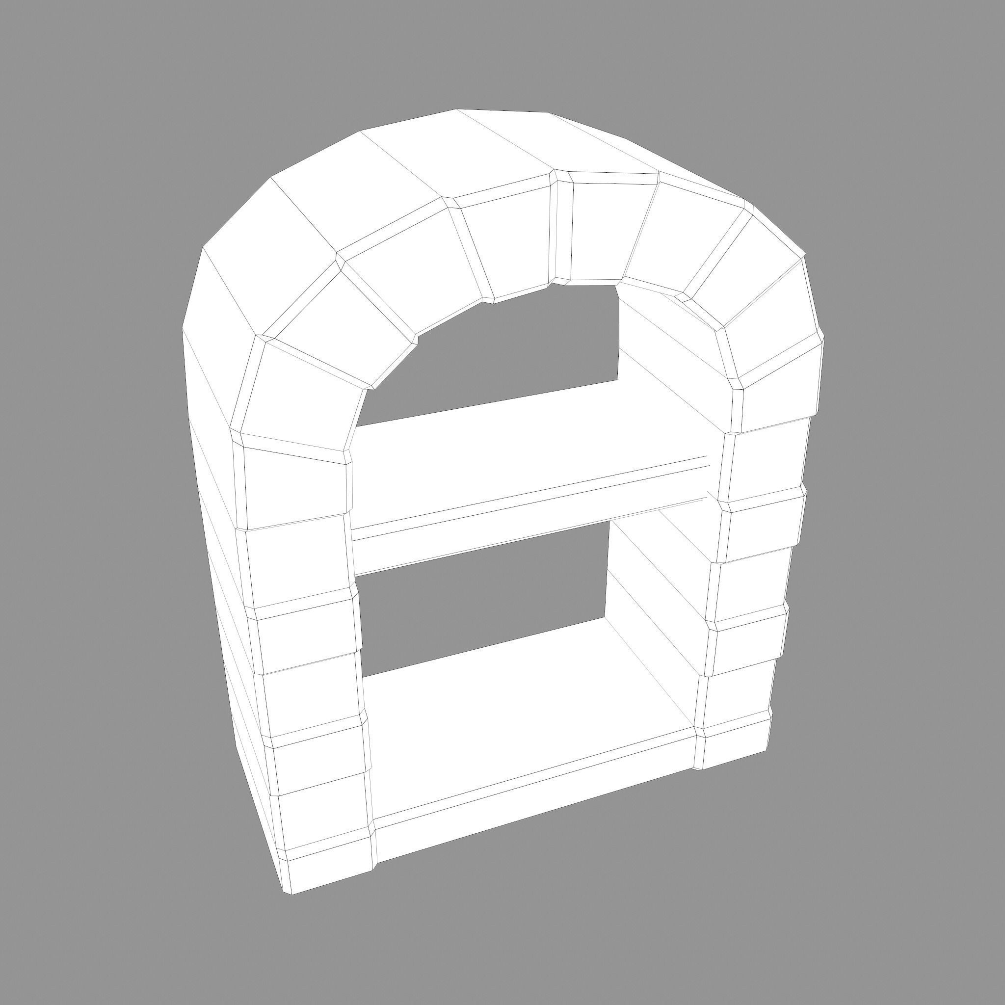 Medieval Bakers Oven  Low-poly 3D model_21