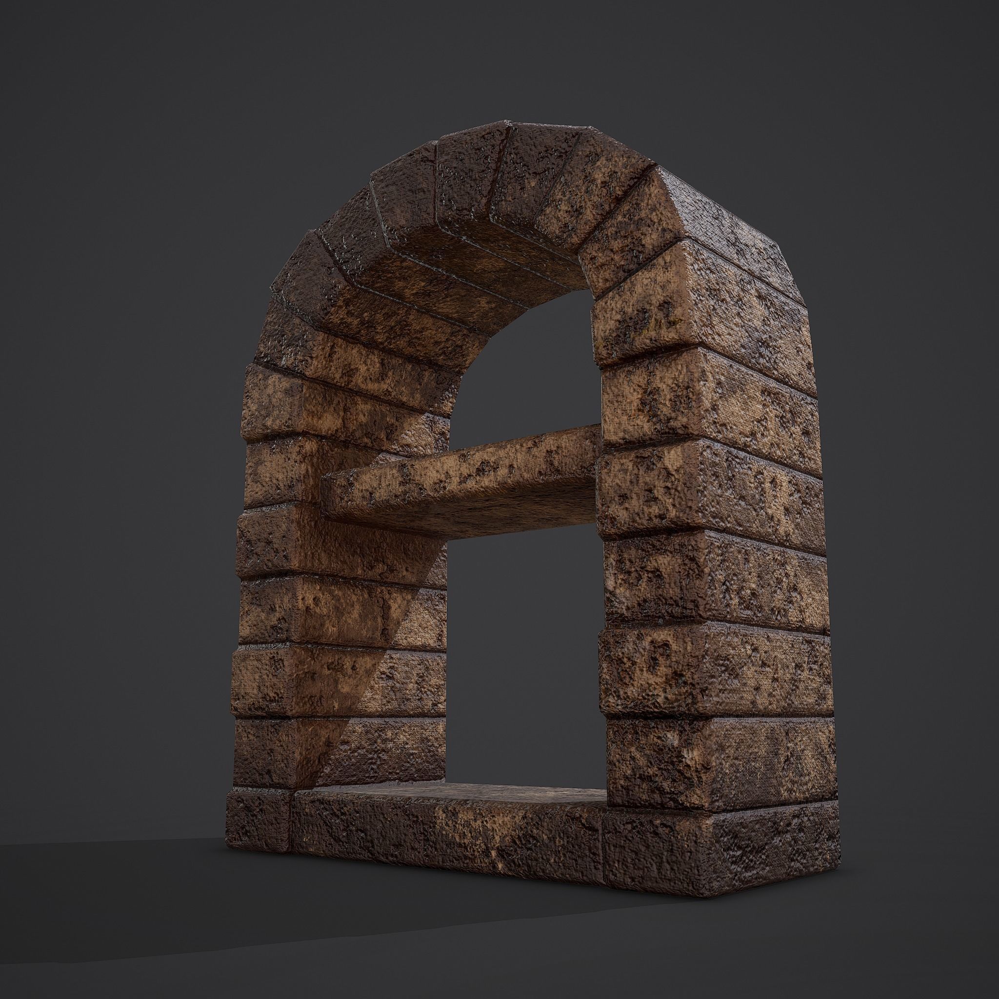 Medieval Bakers Oven  Low-poly 3D model_6