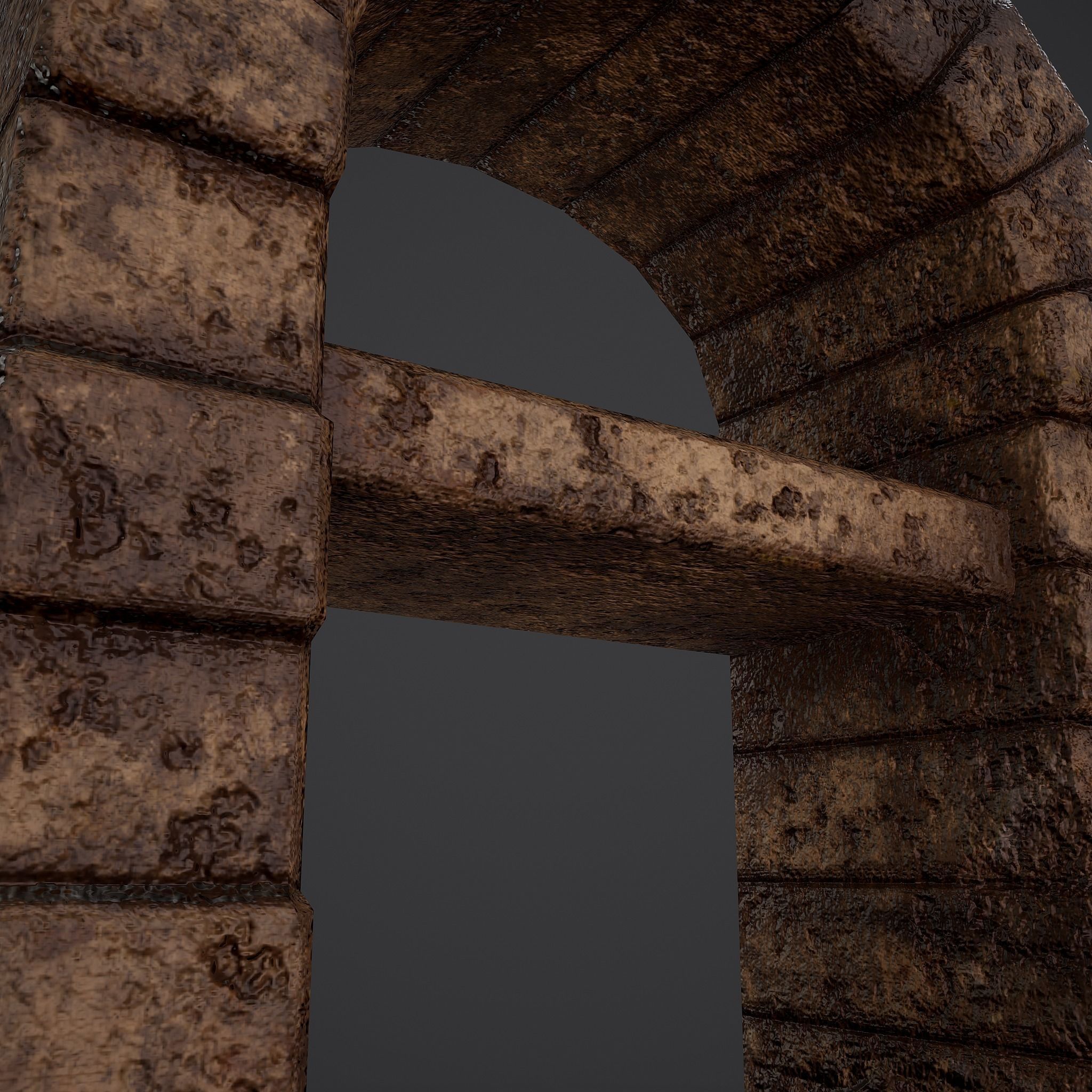 Medieval Bakers Oven  Low-poly 3D model_11