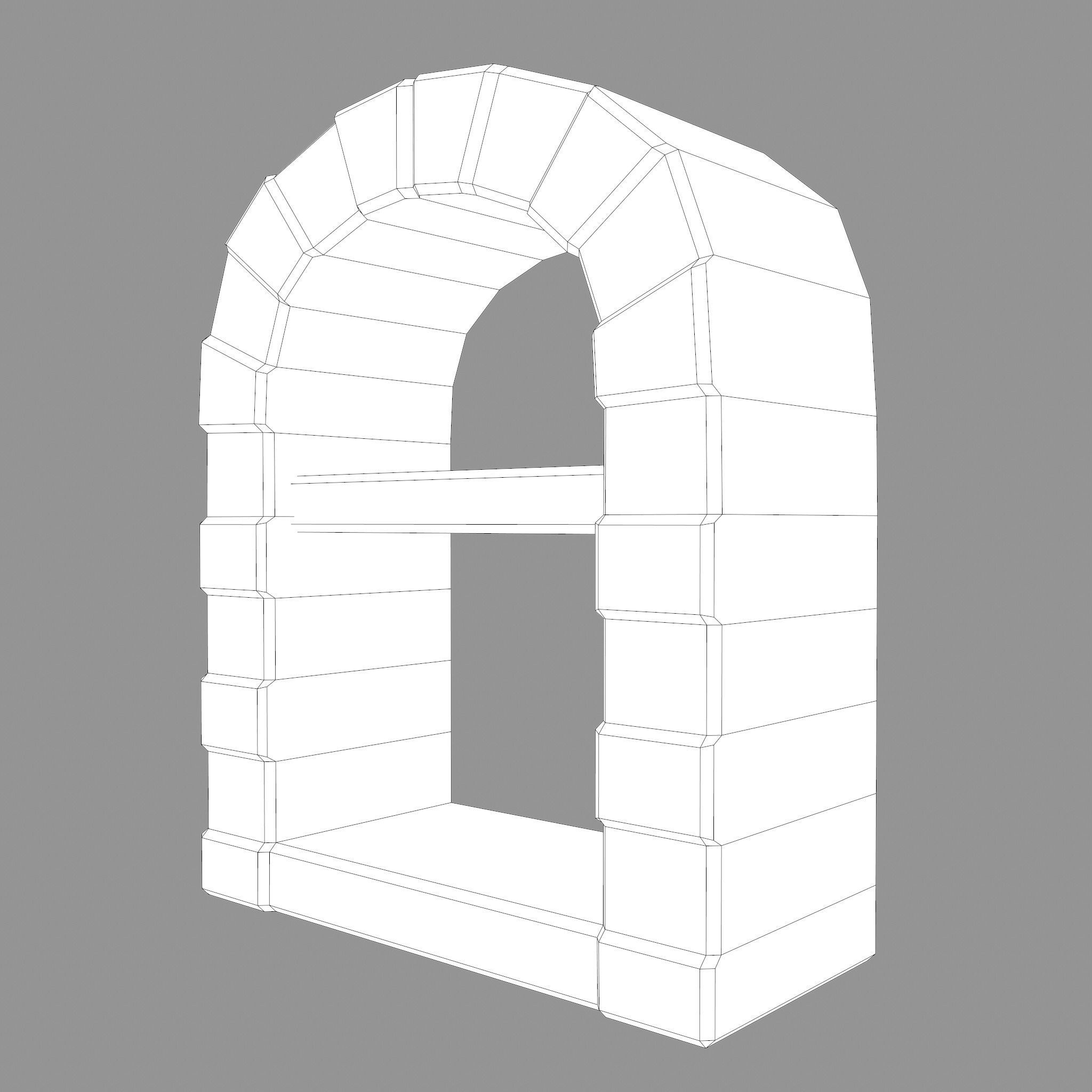 Medieval Bakers Oven  Low-poly 3D model_30