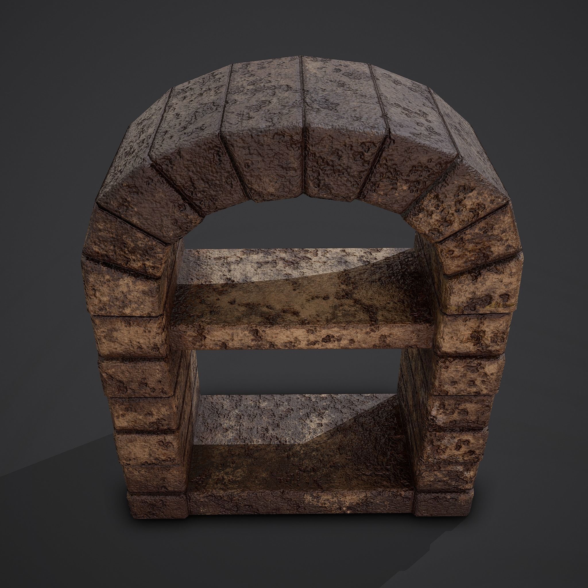 Medieval Bakers Oven  Low-poly 3D model_8
