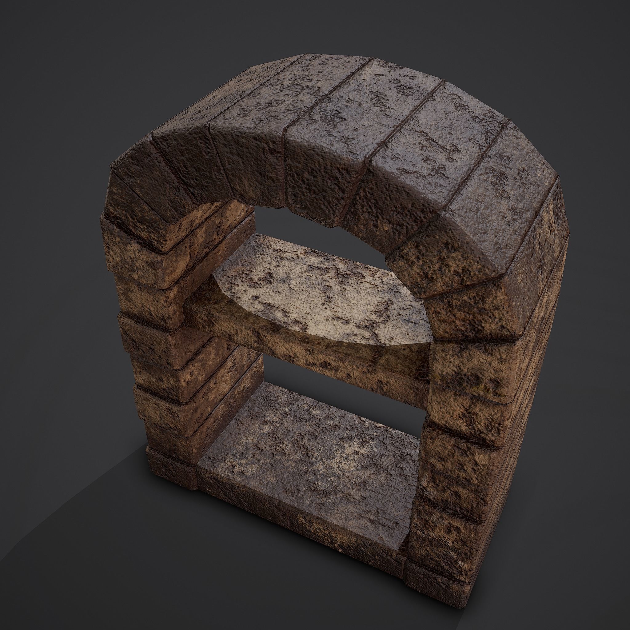 Medieval Bakers Oven  Low-poly 3D model_14