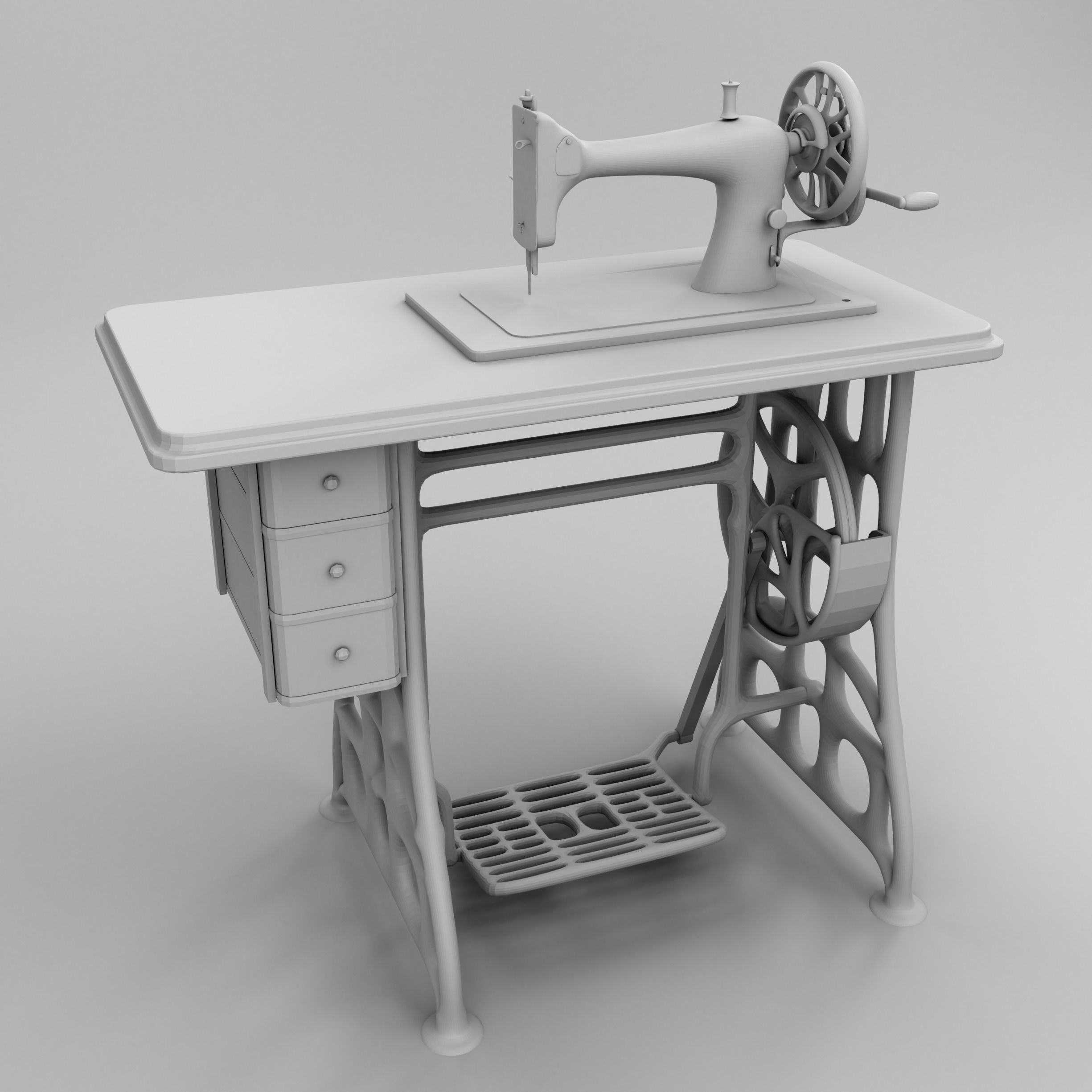 Home interior 3D print model_41