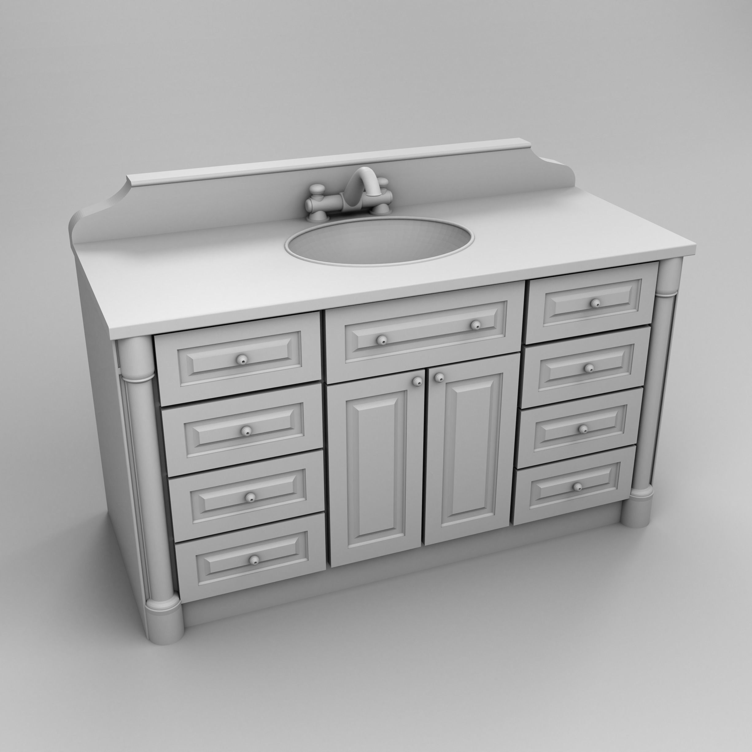 Home interior 3D print model_8