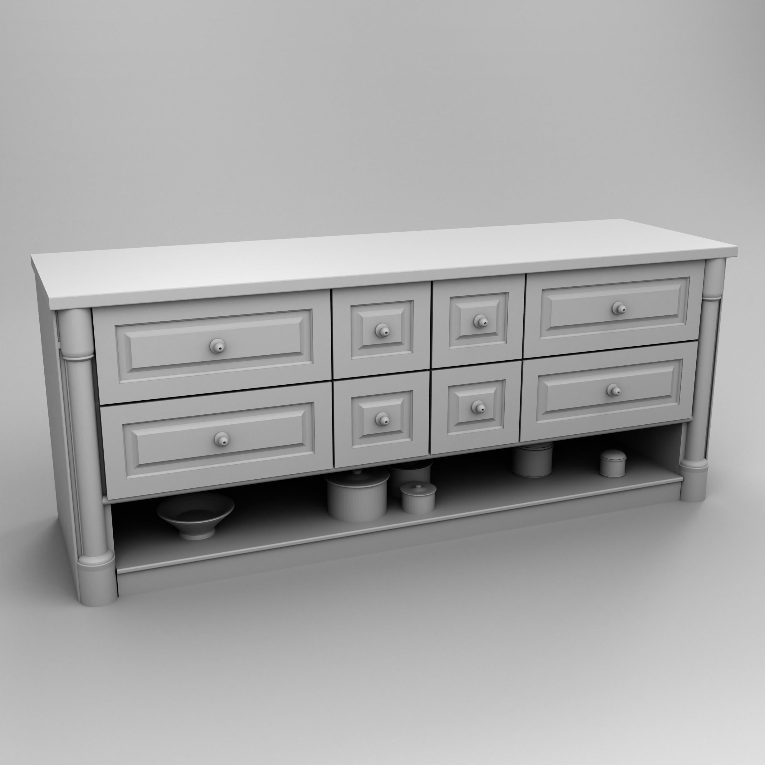 Home interior 3D print model_34