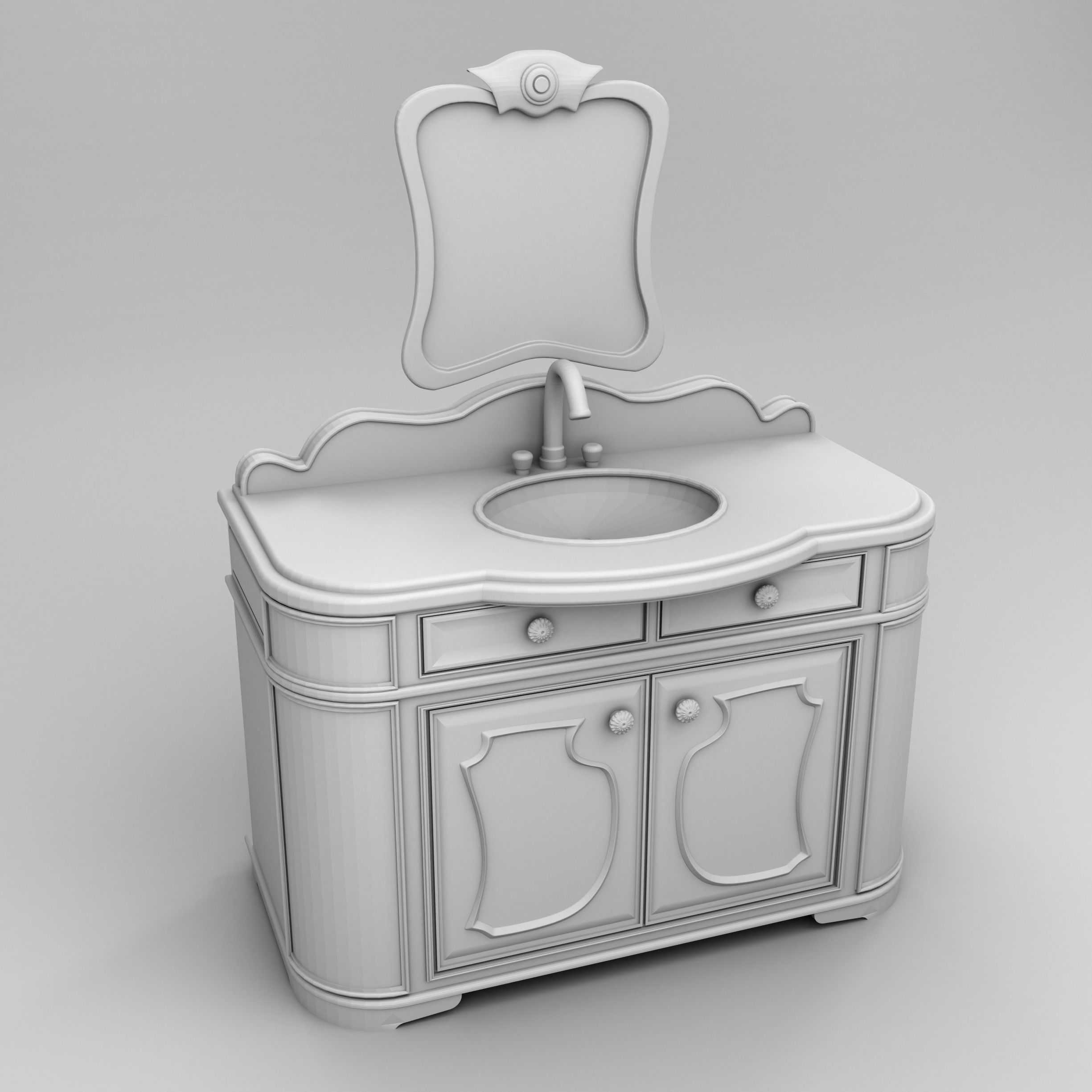 Home interior 3D print model_22