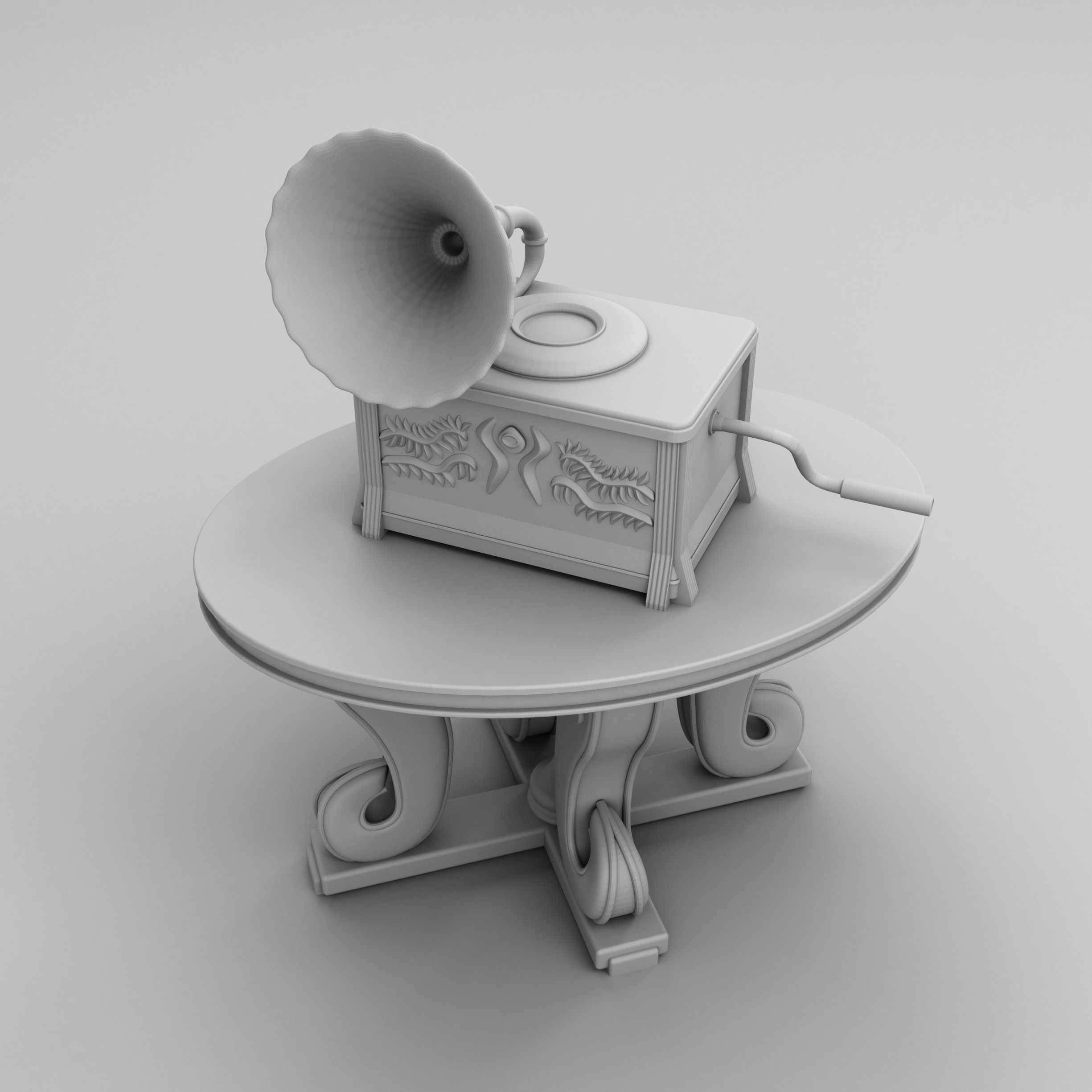 Home interior 3D print model_25