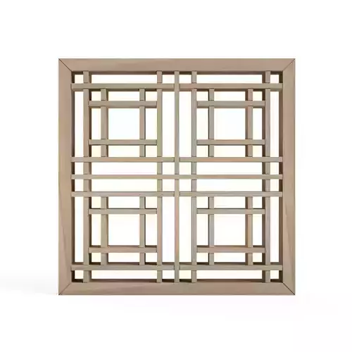 Igeta wooden lattice frame with squares