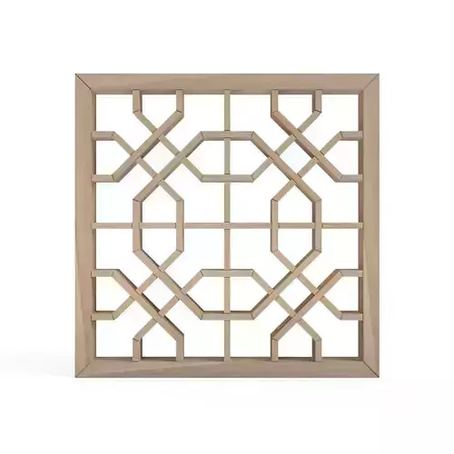 Hakkakutsunagi wooden lattice wall panel