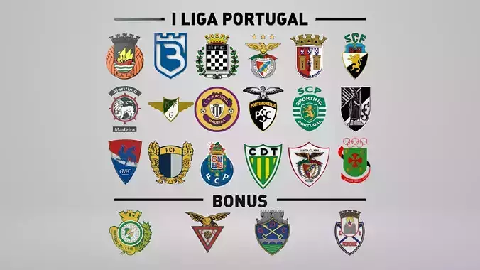 Portuguese League 3D Club Logo