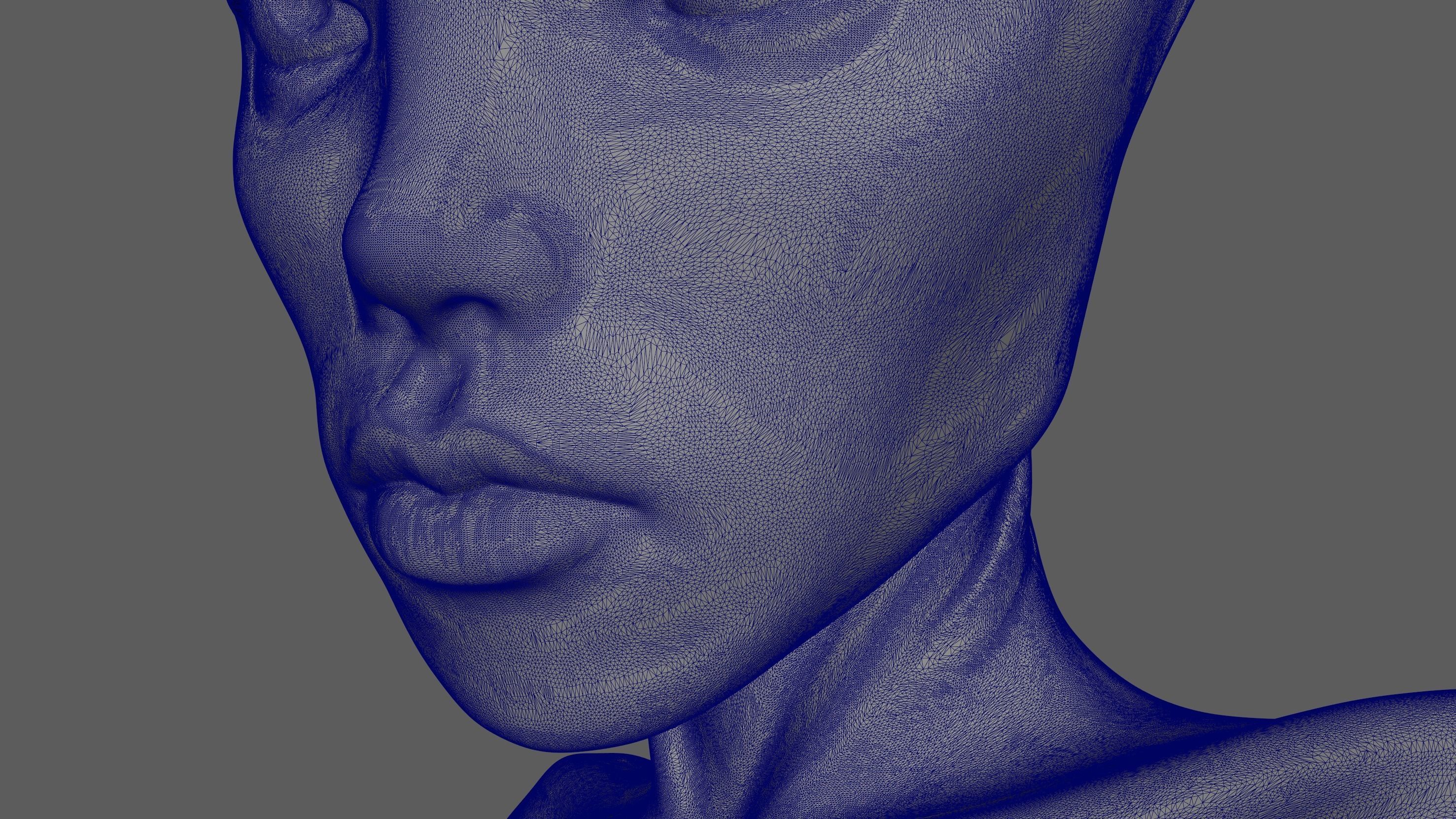 Asari Bust Mass Effect 3D print model_18
