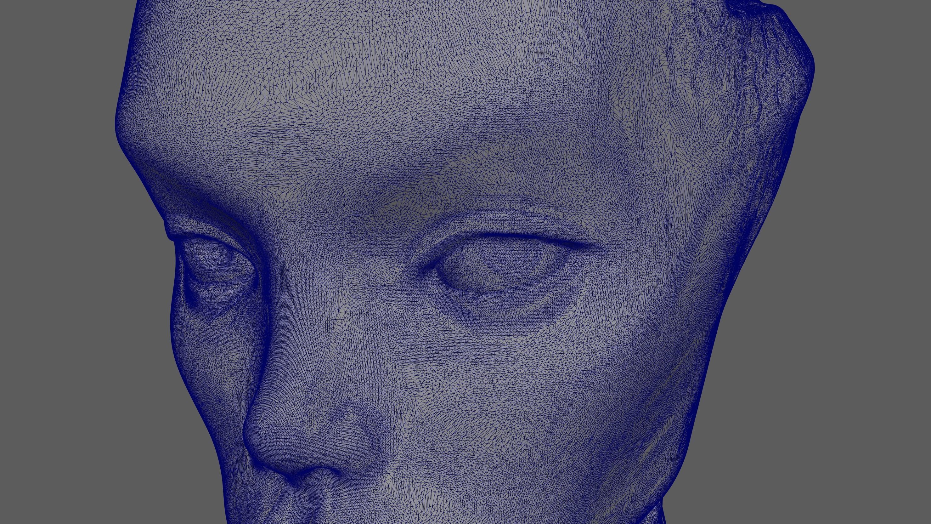 Asari Bust Mass Effect 3D print model_19
