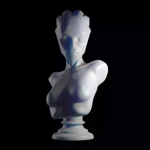 Asari Bust Mass Effect