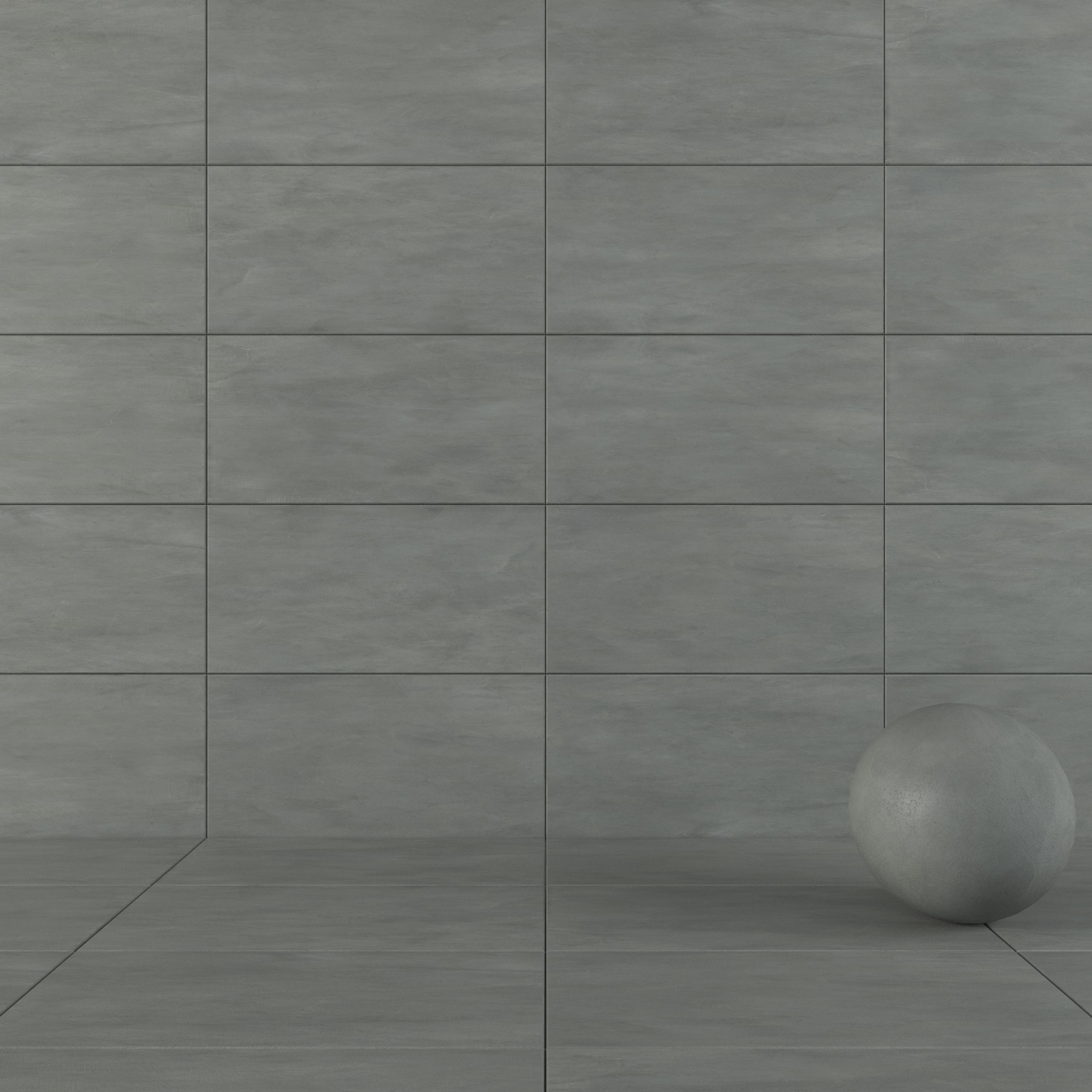 Concrete wall tiles Luce Piombo 60x120 Texture_6