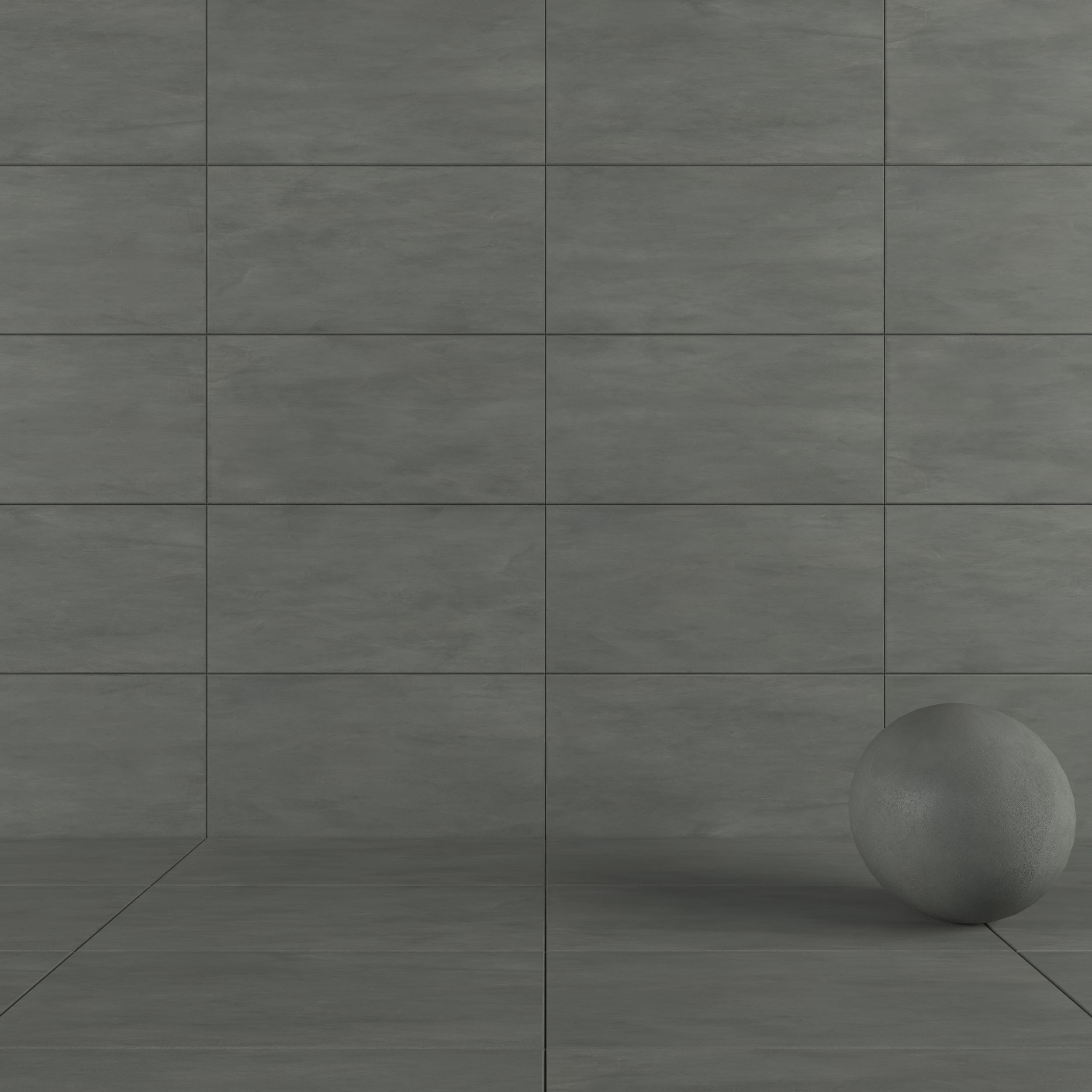 Concrete wall tiles Luce Piombo 60x120 Texture_4