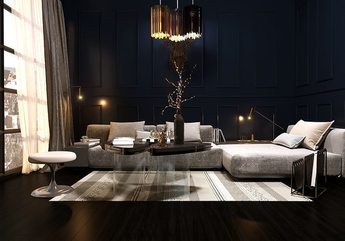 Living Room Free 3D model
