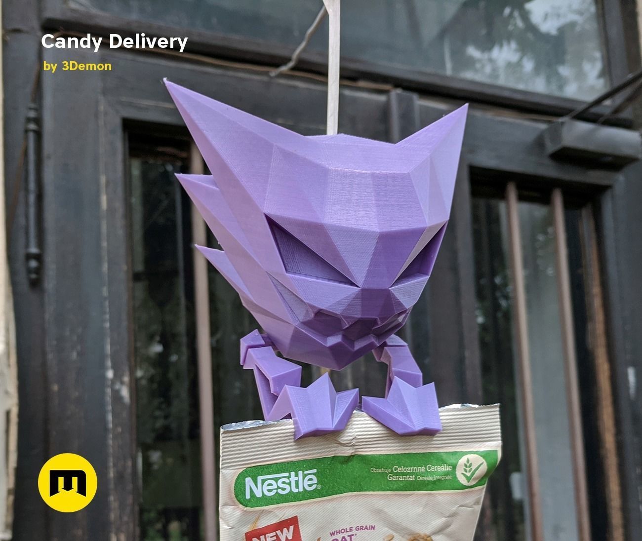 Social Distancing Halloween Candy Delivery 3D print model_4