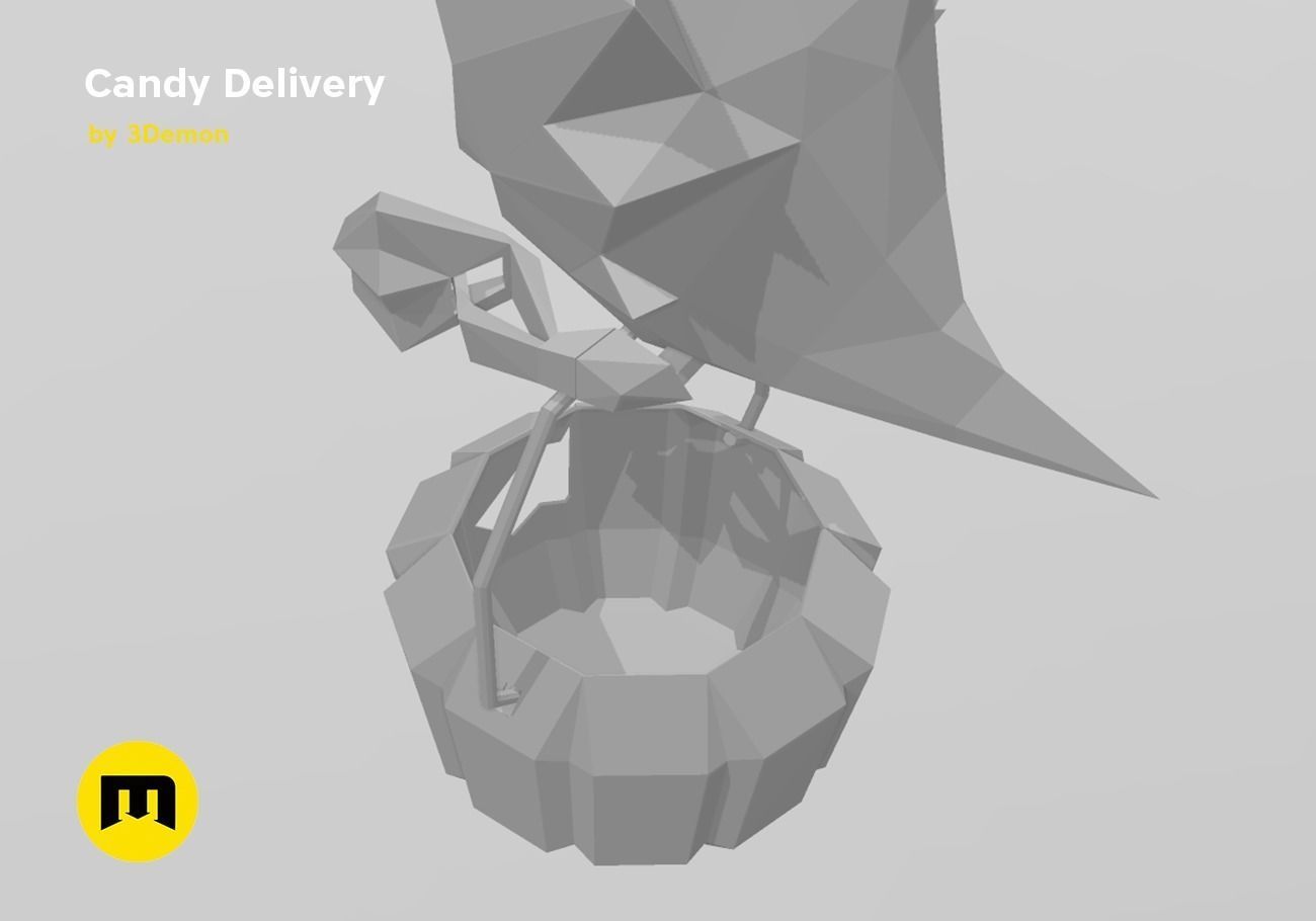 Social Distancing Halloween Candy Delivery 3D print model_17