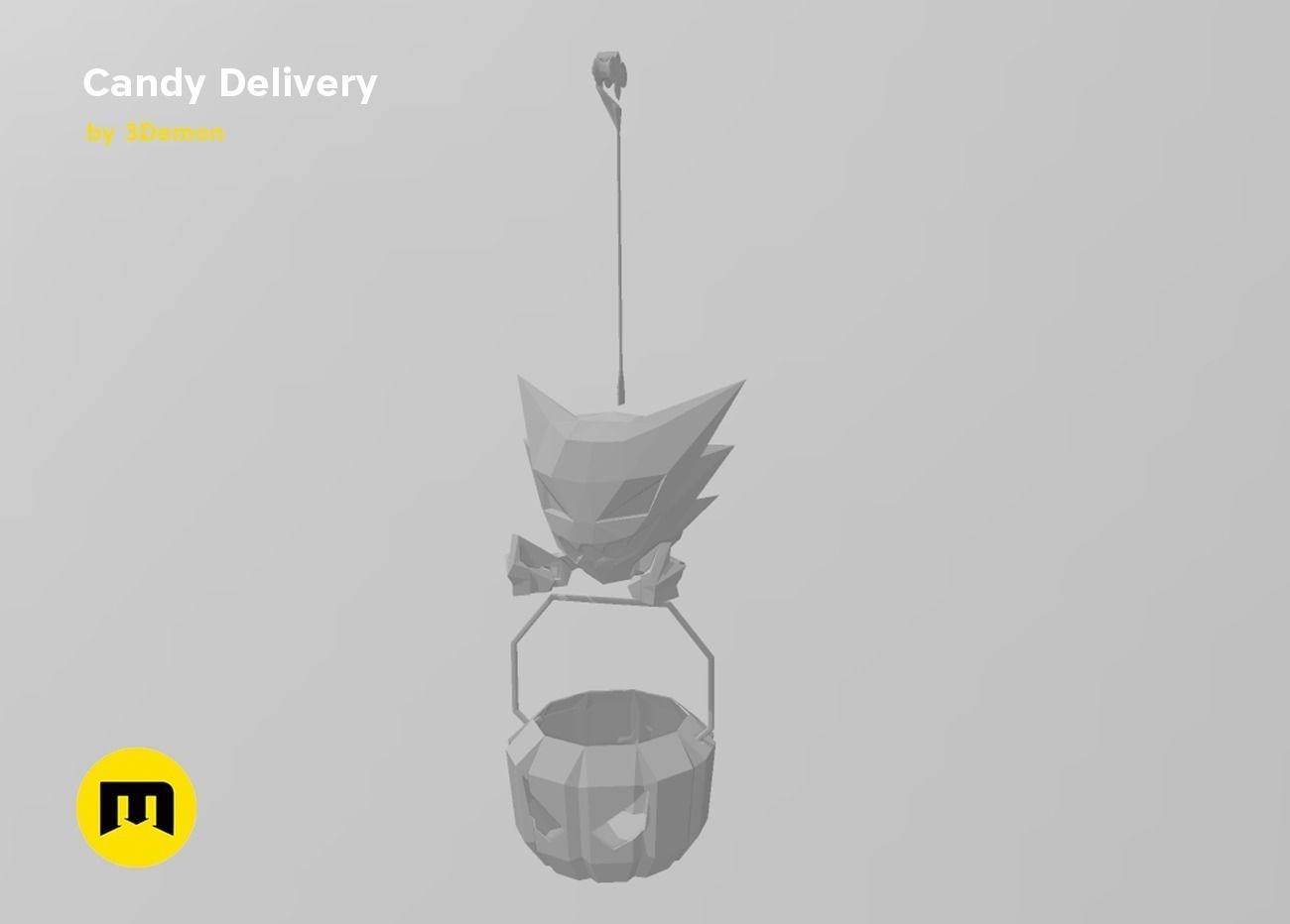 Social Distancing Halloween Candy Delivery 3D print model_15