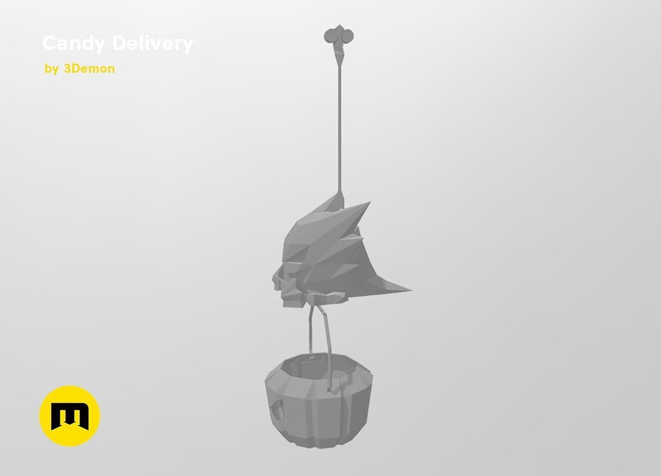 Social Distancing Halloween Candy Delivery 3D print model_16