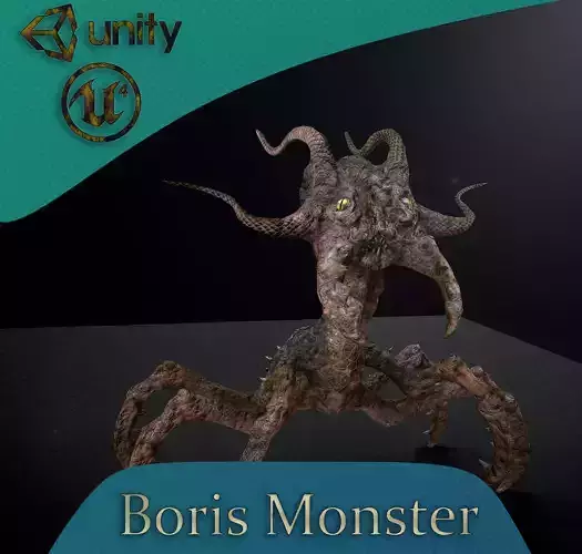 Boris Monster Low-poly 3D model