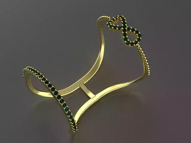 simple infinity 2 line ring r00032 3D print model