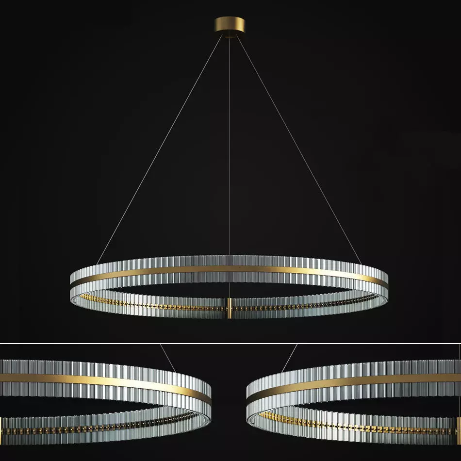 Saturno Pendant Chandelier Baroncelli 3D model