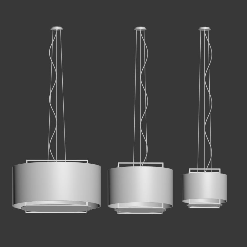 Lewit Hanging Pendant Metalarte 3D model_2