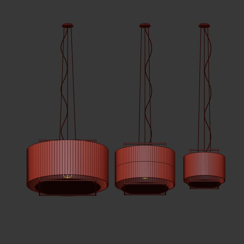Lewit Hanging Pendant Metalarte 3D model_4