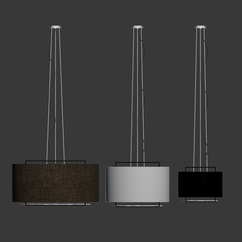 Lewit Hanging Pendant Metalarte 3D model_1