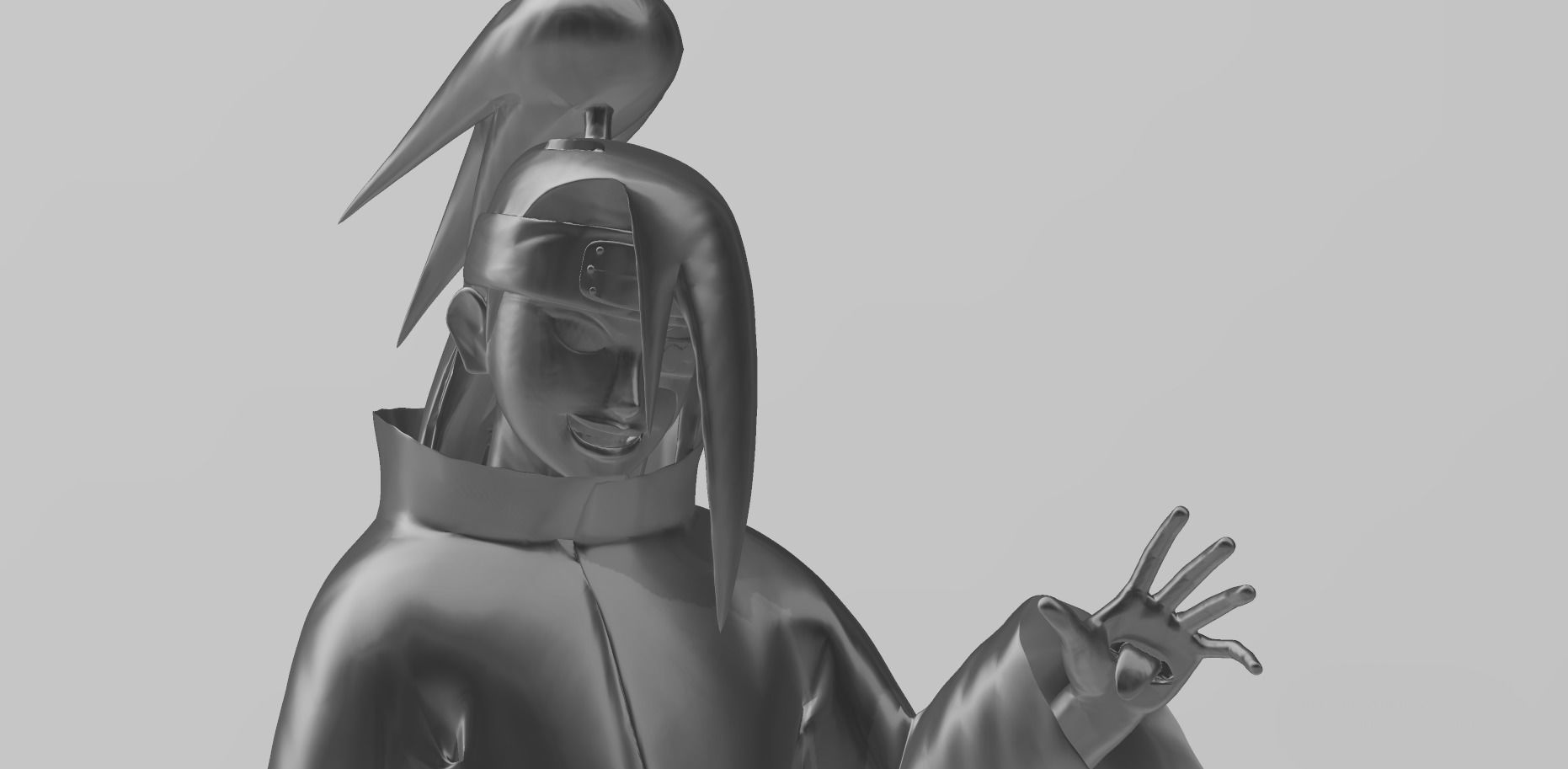 Deidara from Shippuden 3D print model_4